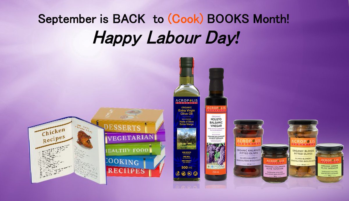Happy Labour Day! Welcome to September.🎉

September is about back-to-school shopping and lunch-packing and slow-cooking MORE nutritious &amp; O-live-licious meals for everyone in the family. 🏫📚
#acropolisorganics  #cleaneating   #school #healthyfood #realfood #olives #oliveoil