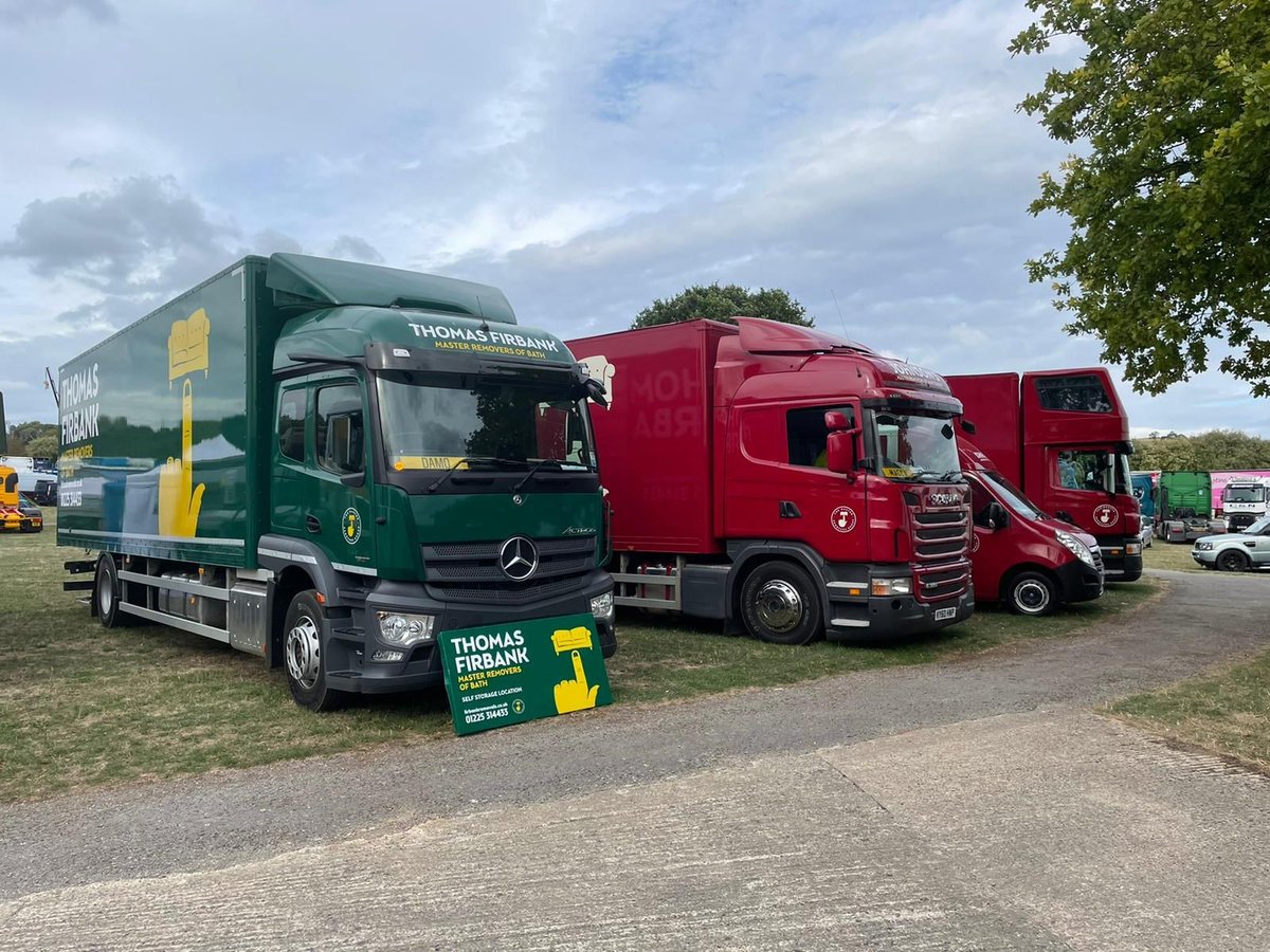 Trucks from Johnson's and Thomas Firbank (part of The Master Removers Group) seen at the South West Truck Fest 2022 #themasterremoversgroup #removals #storage