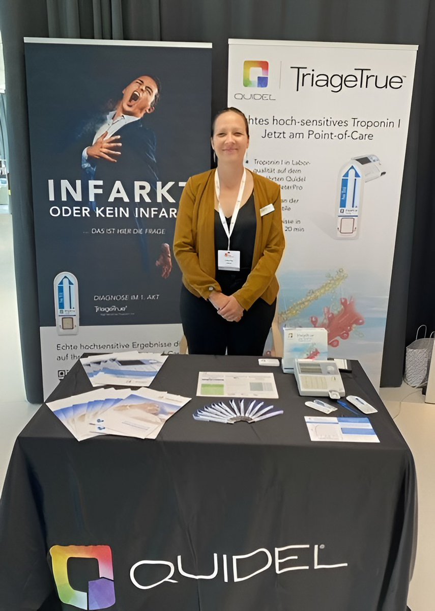 Thanks for your interest in our Quidel TriageTrue® High Sensitivity Troponin I Test, we have enjoyed meeting you at the Swiss ESC Update in Basel.