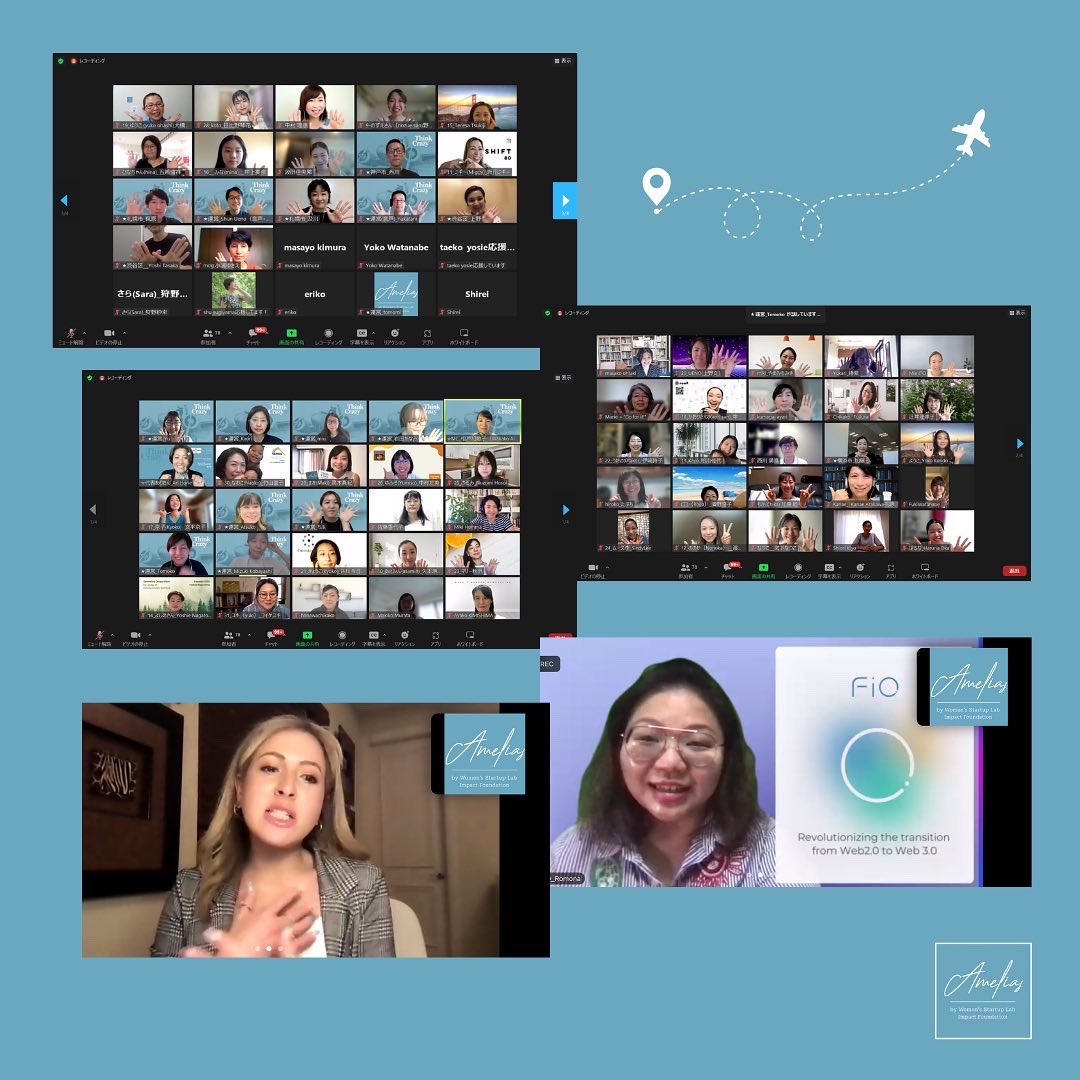 Amelias_Today's tweet image. また英語でのピッチを体感して頂くために、海外で活躍中の女性起業家の発表を聞いたり、
ブラウンシュガーファースト代表・荻野みどりさん、Stroly代表・高橋真知さんにスペシャルゲストとしてご登場頂き、アイデアを人に伝えることの重要性をお話いただいたりする時間も🎤✨
#ImAmelias #thinkcrazy