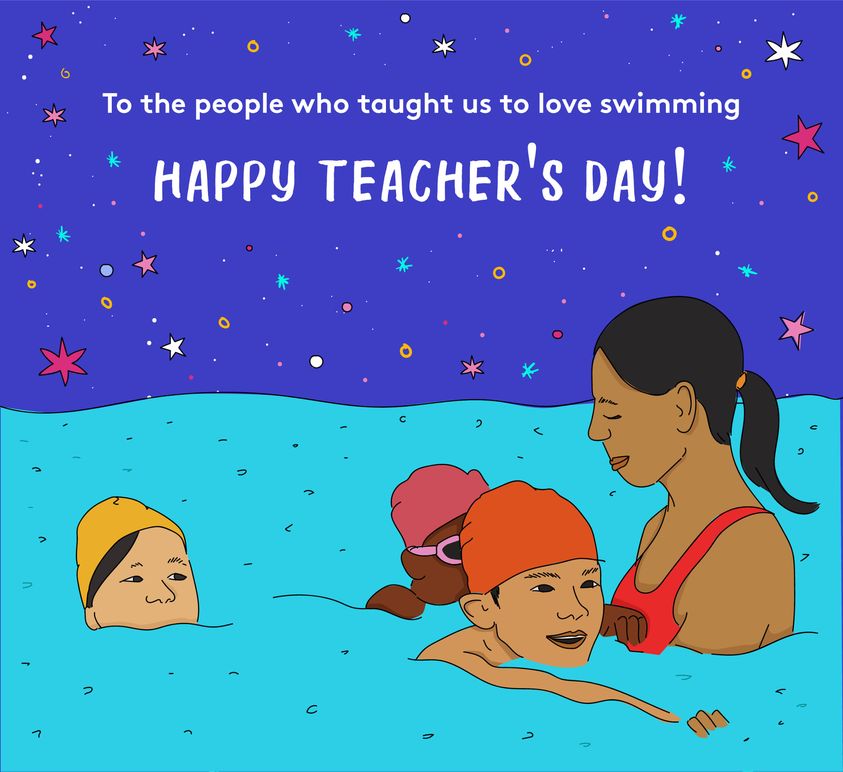 Happy Teachers Day to all the swim teachers and coaches! Thank you for teaching us this vital life skill and a love for the water!
#happyteachersday #Teachaskillforlife #swimming #teacherlife #swimteachers