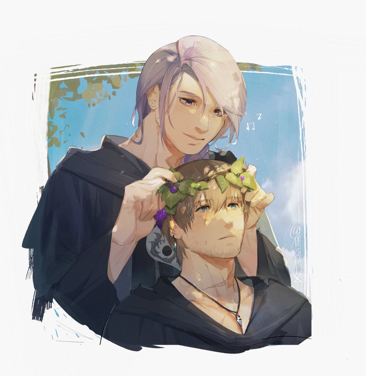 FF14「#FF14 阿谢姆x光和希斯拉德x光 」|奶绿mbdtzのイラスト