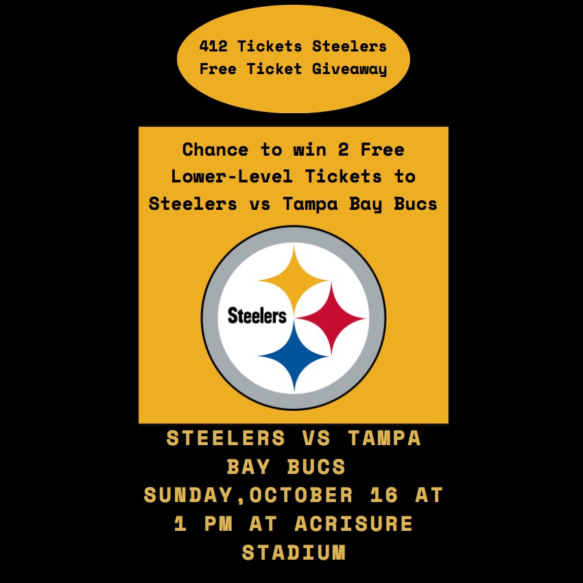 412Tickets's tweet photo. #SteelersTwitter, Our 17th #SteelersFreeTicketGiveaway
2 Free 100-Level Tickets #Steelers vs @Buccaneers Sun 10/16 1pm
Giveaway Starts Now ends Mon 9/5 11:59 pm
To Enter: Follow, RT &amp; Tag 4 Friends
You can Enter on our Facebook &amp; IG @412Tickets too
Winner Agrees Not to Resale Tix https://t.co/QQXWsCoXkI