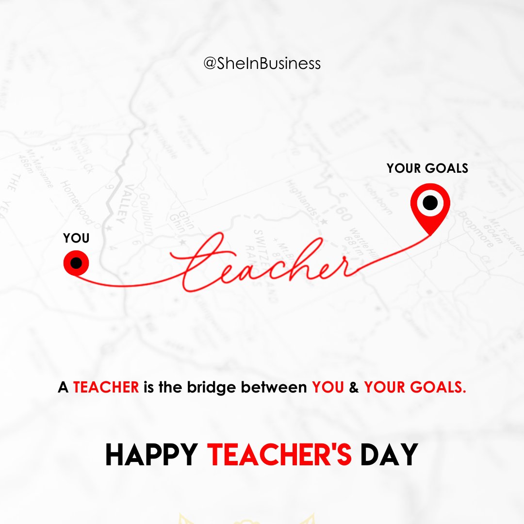 SheinBusiness's tweet photo. The best teacher is the one who never holds you back from your goals and instead acts as a bridge toward your success!✨
Happy Teacher's Day to the women who help push other women forward!!!👭
#sheinbusiness #teachersday #happyteachersday #teacherlife #selfconfidence https://t.co/uxHIFRYifZ