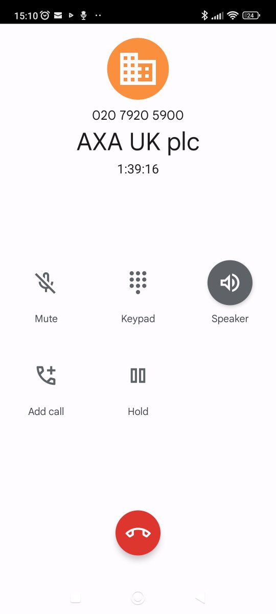 Russler_78's tweet photo. .@axainsurance My claim is about 40 days old now and I've heard nothing from you. I've emailed several times and cannot get through on the phone. I've been on hold for nearly 2 hours now! How can I get some #CustomerService ? https://t.co/MCDnAurxv7