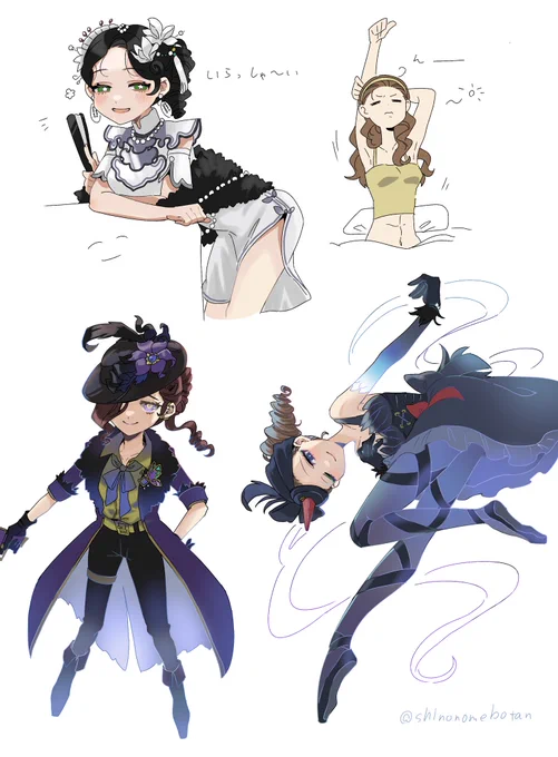 マーサちゃん 体描く練習 