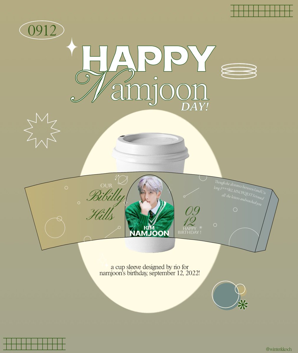winterkkoch's tweet photo. — cupsleeve design for namjoon day ♥︎ https://t.co/WLtVcjJoxY