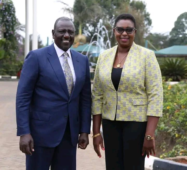 CSAishaJumwa's tweet photo. Congratulations your Excellency @WilliamsRuto https://t.co/lNhpANz5VW