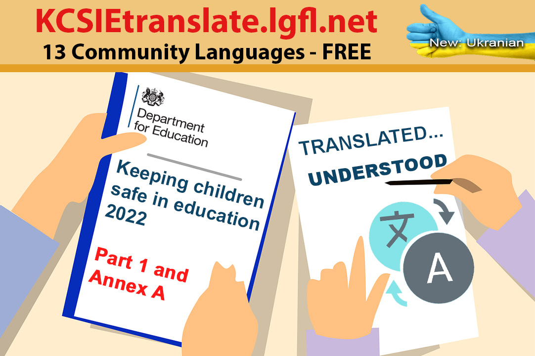 #Arabic has arrived for our #KCSIE translations. Languages coming in from the translators bit by bit >> kcsietranslate.lgfl.net << #keepingchildrensafe - more to come by the end of the week