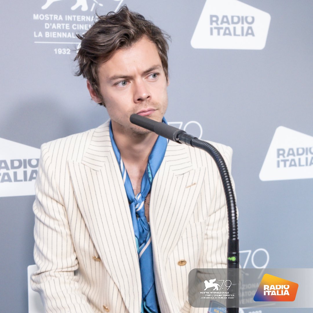 HSD On Twitter Harry At The Venice Film Festival For RadioItalia Hsd on twitter harry at the venice film festival for radioitalia