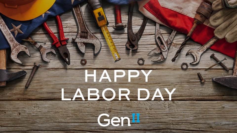 GenIIFund's tweet photo. In honor of Labor Day, we'd like to thank our Gen II team for their continued hard work, dedication, and contributions to our goals and growth. Enjoy your well deserved long weekend, everyone! #GenIIFund #LaborDay https://t.co/HrjdsqiC4i
