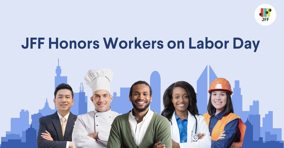 jfftweets's tweet photo. Nearly 1 of every 3 working Americans earns less than $15/hour—many without basic decent working conditions. On this #LaborDay, read about JFF’s new Good Jobs Framework and learn how you can help expand equitable economic advancement for all. #wkdev https://t.co/EHXJzWnReh https://t.co/A1Y9GtYNaq