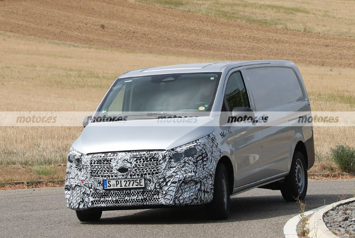 motorpuntoes's tweet photo. #Coches | La Mercedes eVito Facelift 2023 es avistada en fotos espía y en pruebas
https://t.co/arvx6qPyWQ
#Facelift @MBFurgonetas @mbvans #Mercedes #MercedeseVito #Fotosespia #Spyshots #eVans https://t.co/iQ0H2jImXb