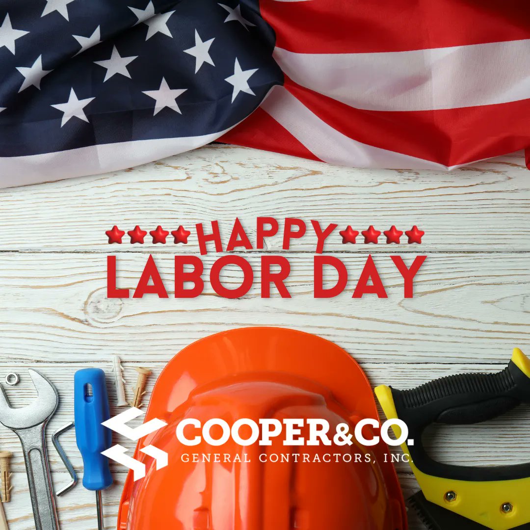 CooperCoGC's tweet photo. Wishing you a safe, happy and restful Labor Day! 

#coopergc #construction #contractor #contractorofinsta #builder #builderofinsta #builderofga #gabuilder #gacontractor #design #build #engineer #architect #constructwithcooper https://t.co/hBXf2a8PxB