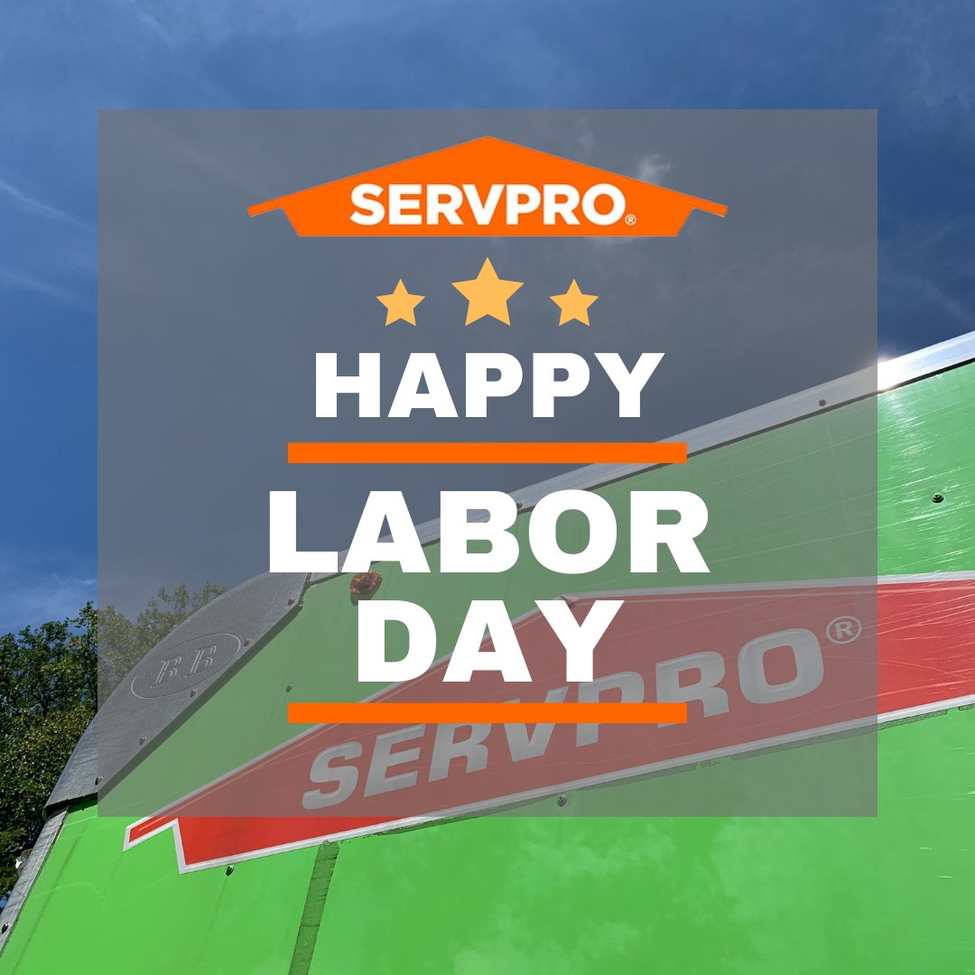 Work hard. Clean harder. That's the SERVPRO way!