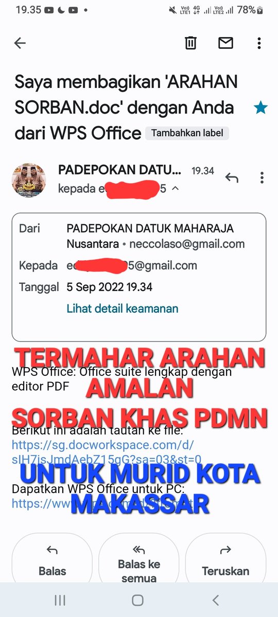 DatukMaharaja's tweet photo. Bismillah...
Amanah...
Hak murid Datuk maharaja Wilayah Kota Makassar...

#amalan #arahan #sorban #khas #pdmn https://t.co/hFeV7SWGgc