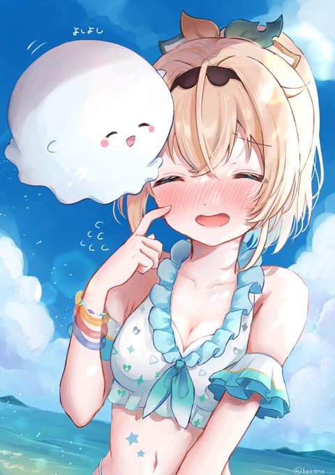 うみぼうずママ殿といろは殿この前のマリカ配信とてもよかった #いろはにも絵を 