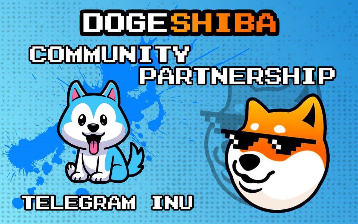 DogeShibaDC's tweet photo. We are excited to announce the partnership between DOGE SHIBA and @telegraminu (BSC)

What this partnership entails? This is a cross promotion of communities, tech, and innovation.

#DogeShiba #Dogechain https://t.co/0qZJ9vjeC8