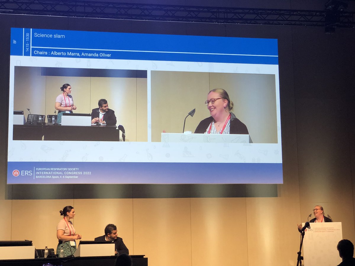 Another magnificent presentation by <a href="/DevulderJustine/">Devulder Justine</a> about the mechanisms of senescence in small airway epithelial cells in #COPD
#ERSCongress #ERS2022 #ScienceSlam