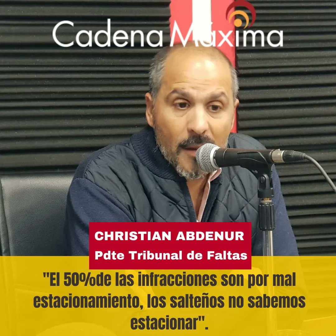 CadenaMaxima's tweet photo. 🔵 En #INTERROGATES de @fergalsalta recibimos la visita de @turco_abdenur - Presidente del Tribunal de Faltas. https://t.co/3qpelmGqRt