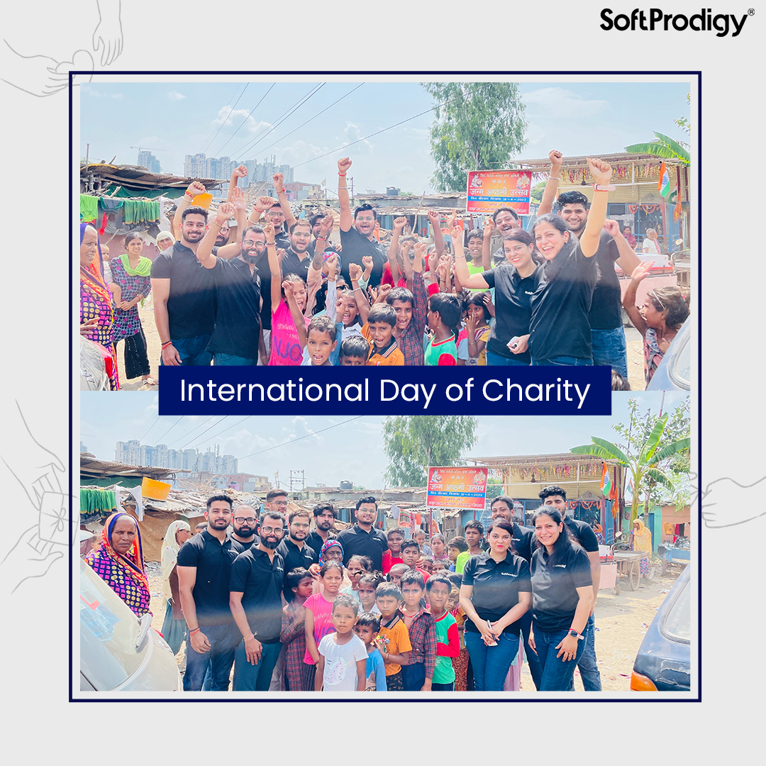 SoftProdigy's tweet photo. On this International Day of Charity, we would like to thank the #SoftProdigyFamily for their enormous contribution to our Donation Drive Project.
#InternationalDayofCharity
#donationproject #donatetotheneedy #charityday #spreadkindness #SoftProdigians #SoftProdigy https://t.co/zGXKrzC53w