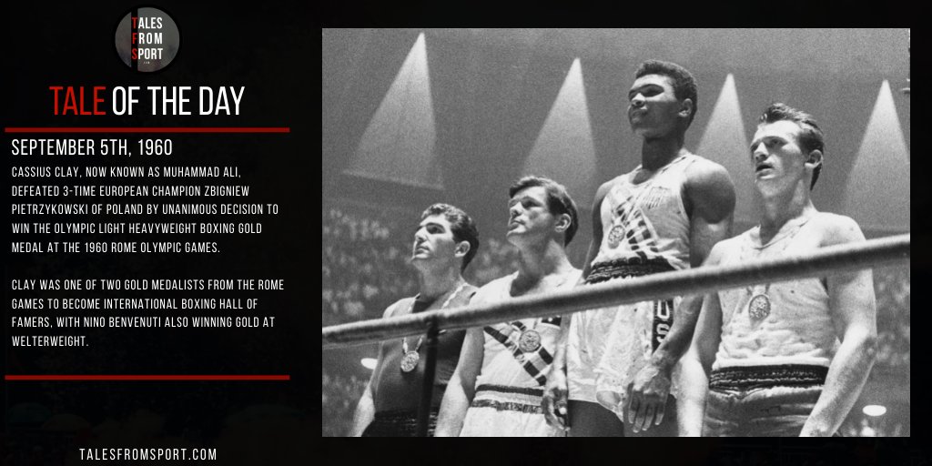 TalesFromSport's tweet photo. #TaleOfTheDay
Ft. Cassius Clay & Nino Benvenuti
#OnThisDay https://t.co/84ryOPjLkL