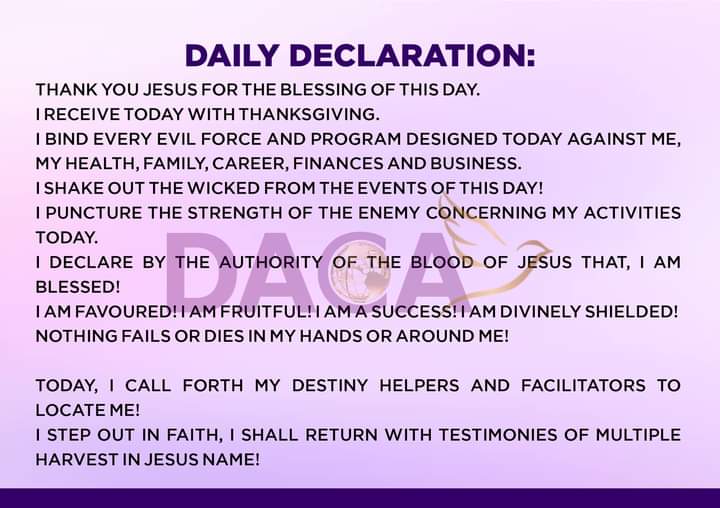 DivineDaca's tweet photo. Your Confession becomes your Possession. 

Speak light, favor and ease into your life with our daily declaration. 

#ease2022
#DeepSpiritualityAndMassiveProsperityIsAPossibility
#megaenlargement
#easeisreal
#IAMDACA
#IAMexceptional
#SeeWhatTheLordHasDone https://t.co/IuU6lU4jkE