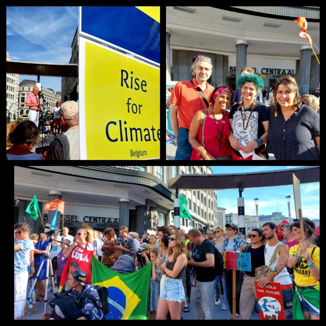 Rise4ClimateBE's tweet image. Rally on Sunday 4 September to wake up the @belgiumbe and @EUCouncil @EU_Commission @EUparliament to defend people, climate and diversity with @JPvanYpersele and Angela Mendes @chicomendescmt 
For a real and faster #EUgreendeal #saveAmazon #ClimateEmergency #riseforclimate