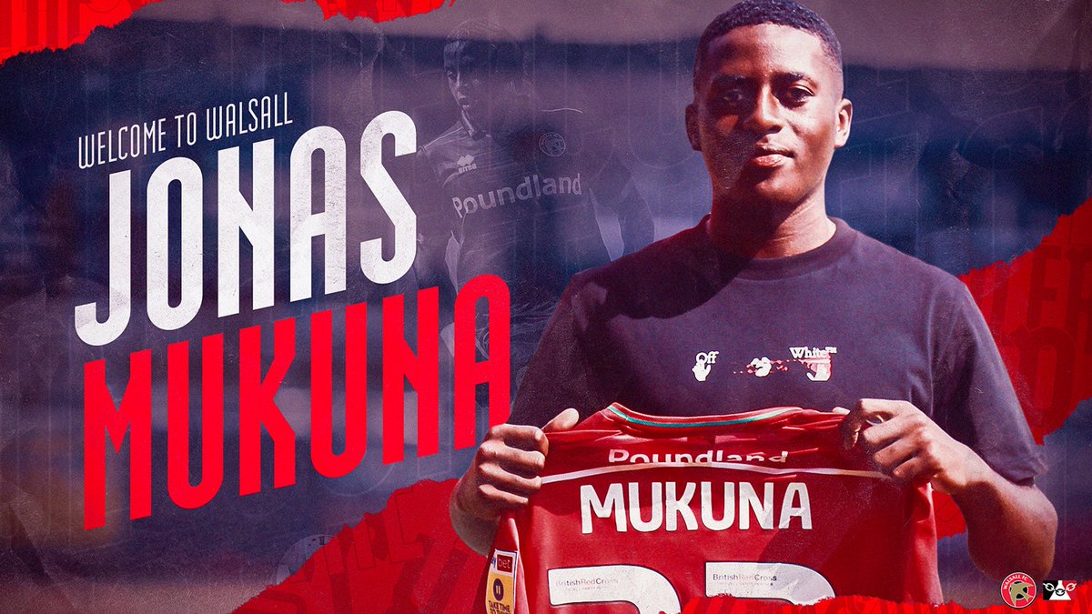 WFCOfficial's tweet photo. ✍️ Walsall Football Club are pleased to announce the signing of Jonas Mukuna on a one-year deal 

Read more 👉 https://t.co/cunEX6PS2v https://t.co/NtshMpaL79