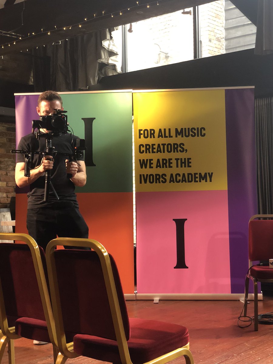 At <a href="/IvorsAcademy/">The Ivors Academy</a> late summer drinks conference 👍🏻👍🏻👍🏻 ready to mull over about all things songwriting / sync