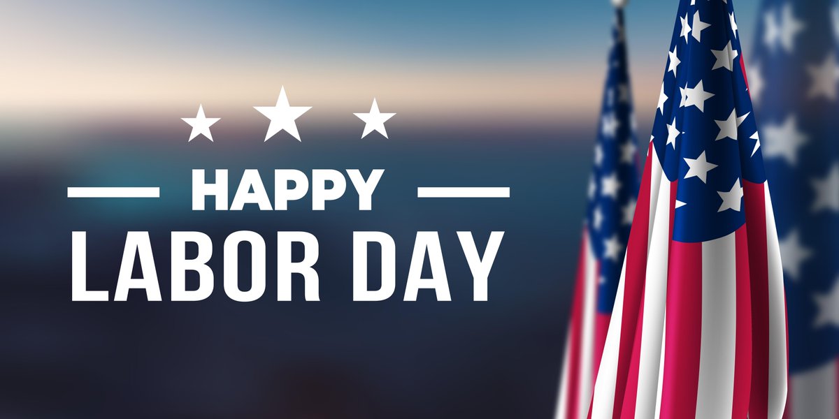 RaisbeckEng's tweet photo. Wishing everyone a #HappyLaborDay https://t.co/6cAVYFkgNx