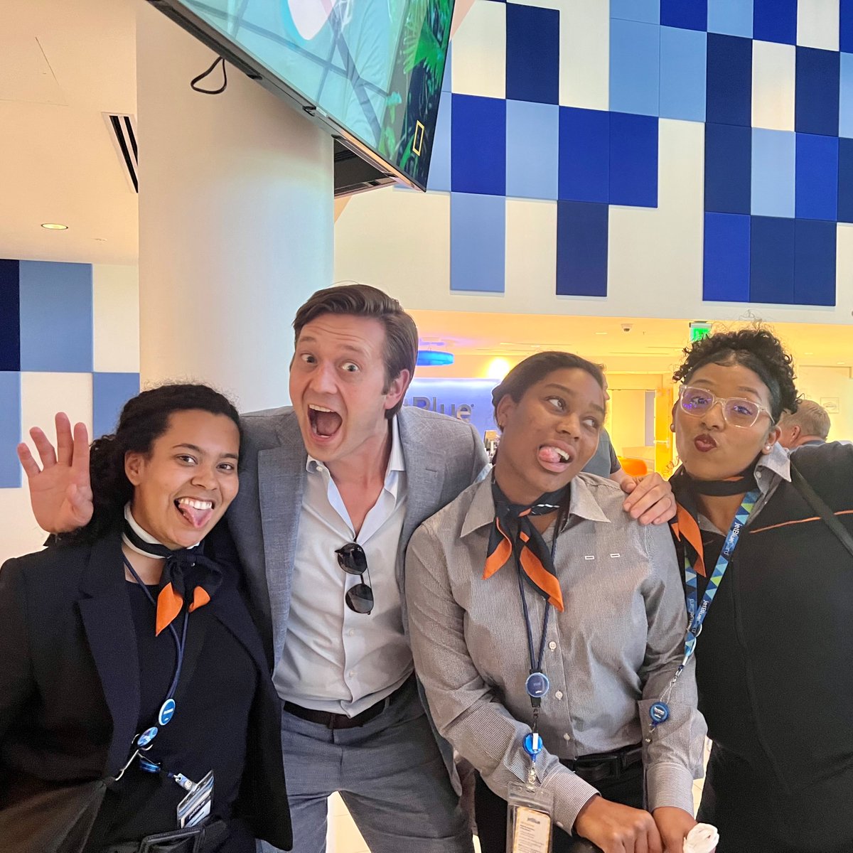 Thank you to our crewmembers who go the distance on #LaborDay and every day. Here’s to blue skies ahead. 😛😆🤪😗