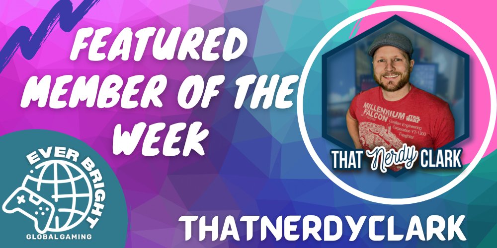 ebggttv's tweet photo. Our Featured Member of the week is @ThatNerdyClark ! Make sure to check them out and share some EBGG love! https://t.co/LyIlsFa5Ji https://t.co/yuuLdpojzp