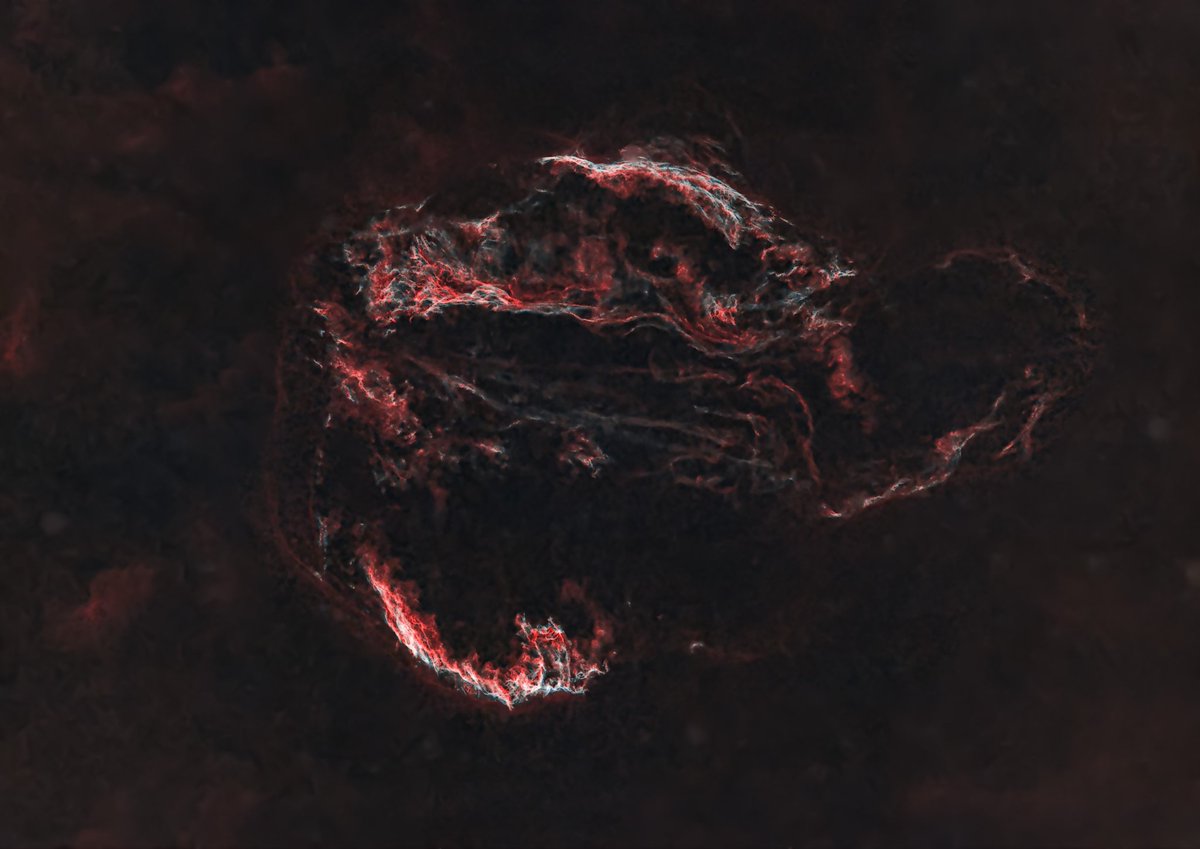 jzhnutz's tweet photo. Cygnus Loop - Sh2-103 - 168 x 300s - @RadianTelescope Raptor 61, @CanonUSAimaging EOS Ra & @Optolong_filter L-eXtreme- Providence, RI - Bortle 8 #astrophotography #cygnusloop #photography #space #astronomy #supernova https://t.co/BI0bUgdObY