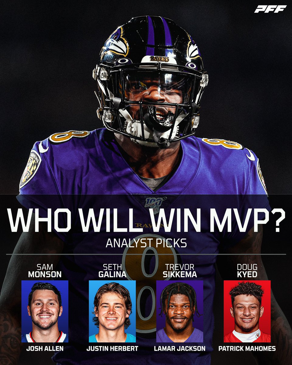 PFF's tweet photo. Who will win MVP? https://t.co/zaXTF0ZsxN