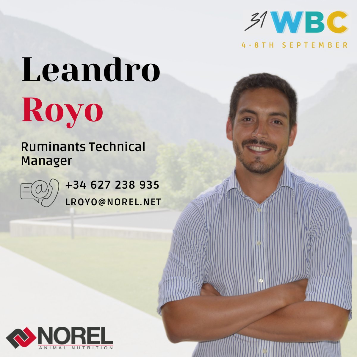 If you have any questions, our Product Manager <a href="/royo_leandro/">Leandro Royo</a>  will be able to answer them in the poster area (Floor 3 at 16:30 pm)... Come on by!  #WBC2022 
And if you have any questions we are on Floor 3 Booth 22  🐮  Our team is waiting for you!