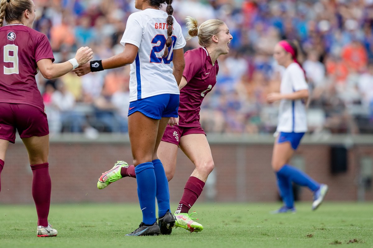 FSUSoccer's tweet photo. It is always nice to get a win over the Gators! 😏

#OneTribe https://t.co/HUqi68OnWA