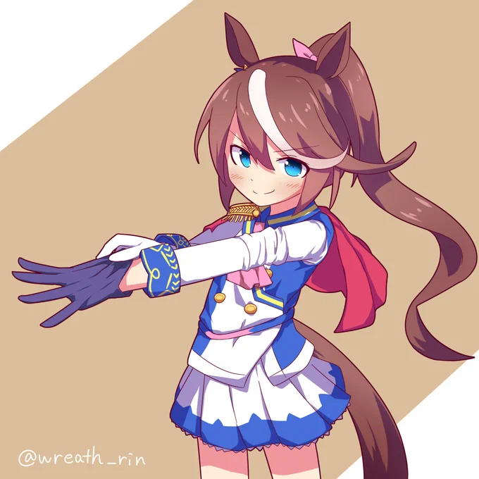 テイオーは格好かわいい。好き。#ウマ娘 