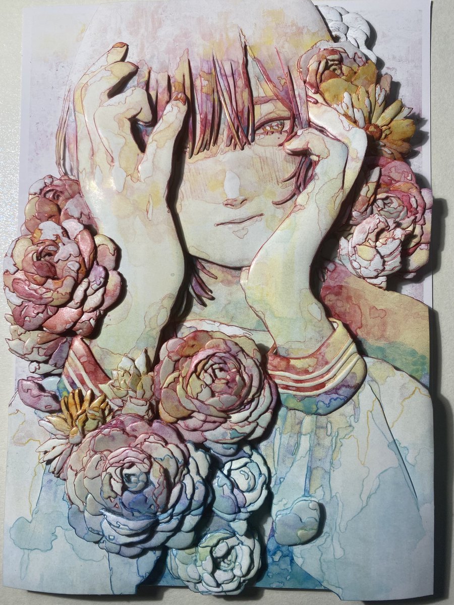 オカユウリ イラスト 個展 原画 （5/31～6/12 オカユウリさん