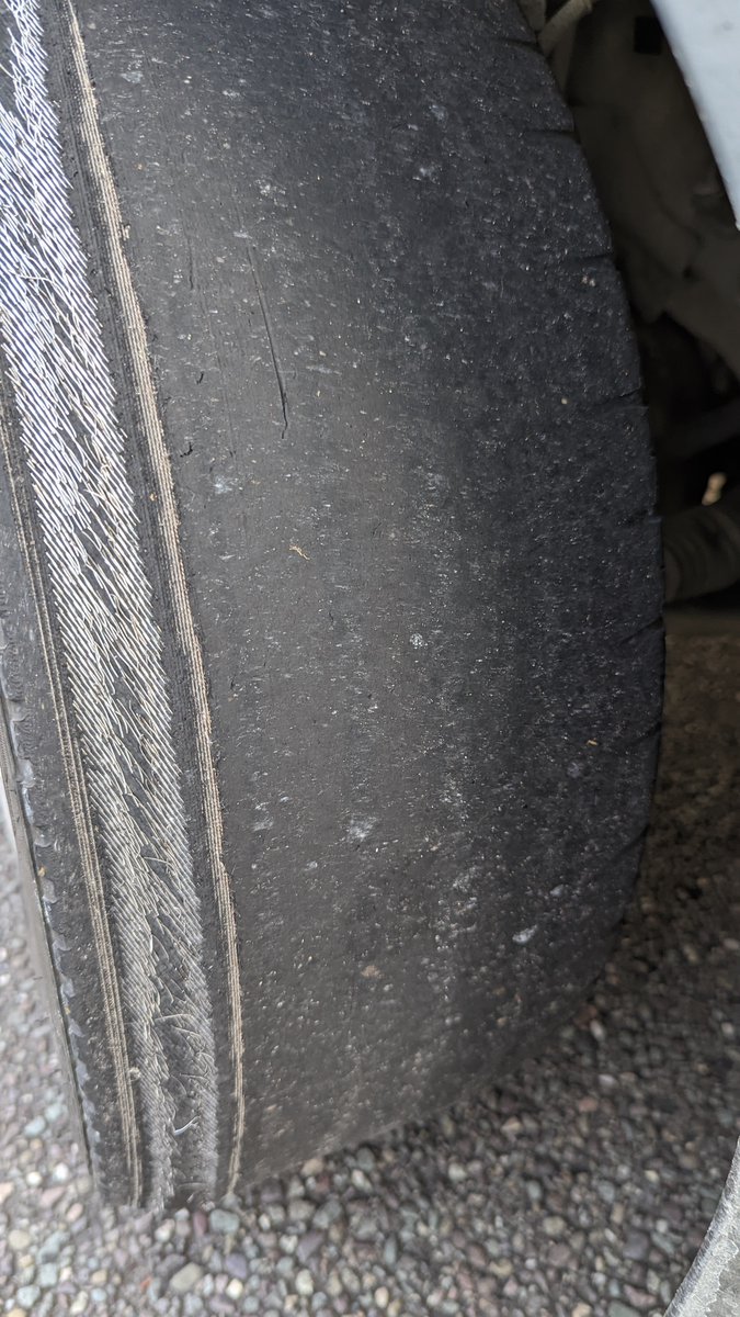 GardaTraffic's tweet photo. Kerry Roads Policing Unit observed a driver turn back after approaching a checkpoint this weekend. The vehicle was intercepted and detained and FCPNs issued for no NCT and 2 bald tyres.
#SaferRoads https://t.co/PYNSoyOmdI