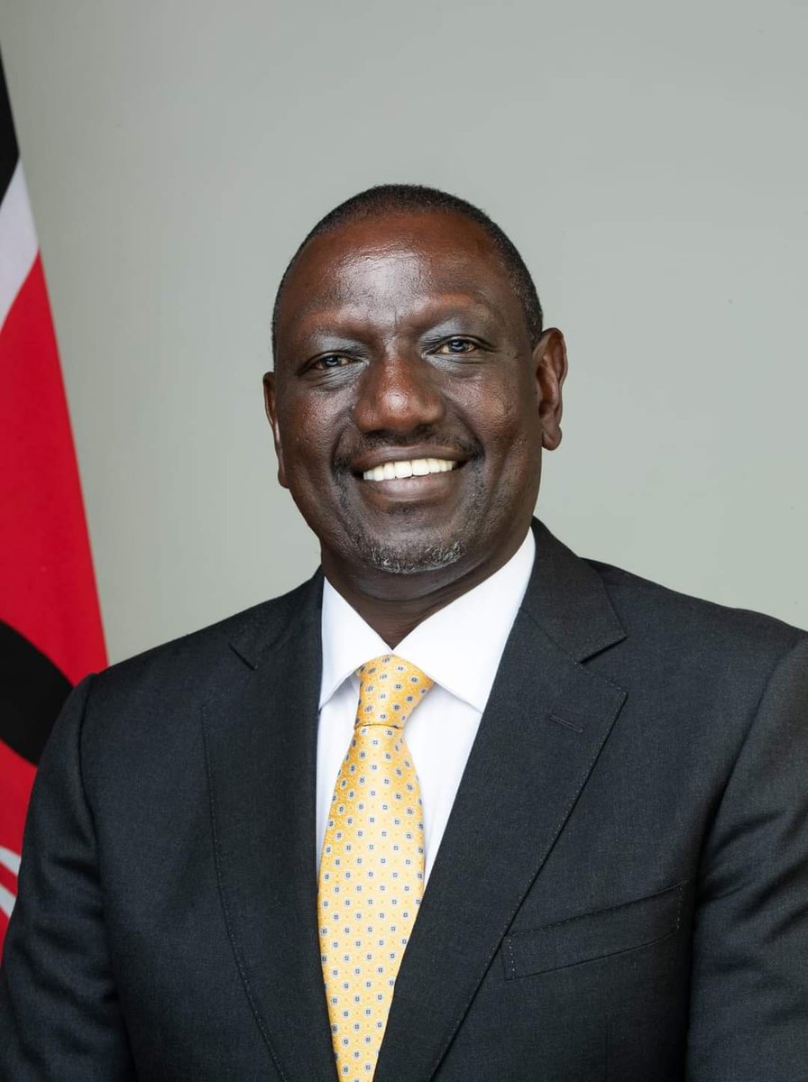 Congratulations to <a href="/WilliamsRuto/">William Samoei Ruto, PhD</a> for being the 5th President of the Republic of Kenya.