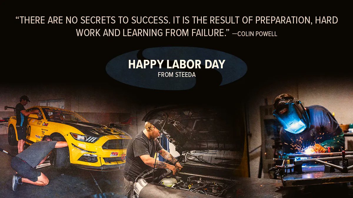 steedaautosport's tweet photo. Happy #LaborDay from your friends at #TeamSteeda! https://t.co/RwTNhtTSmH