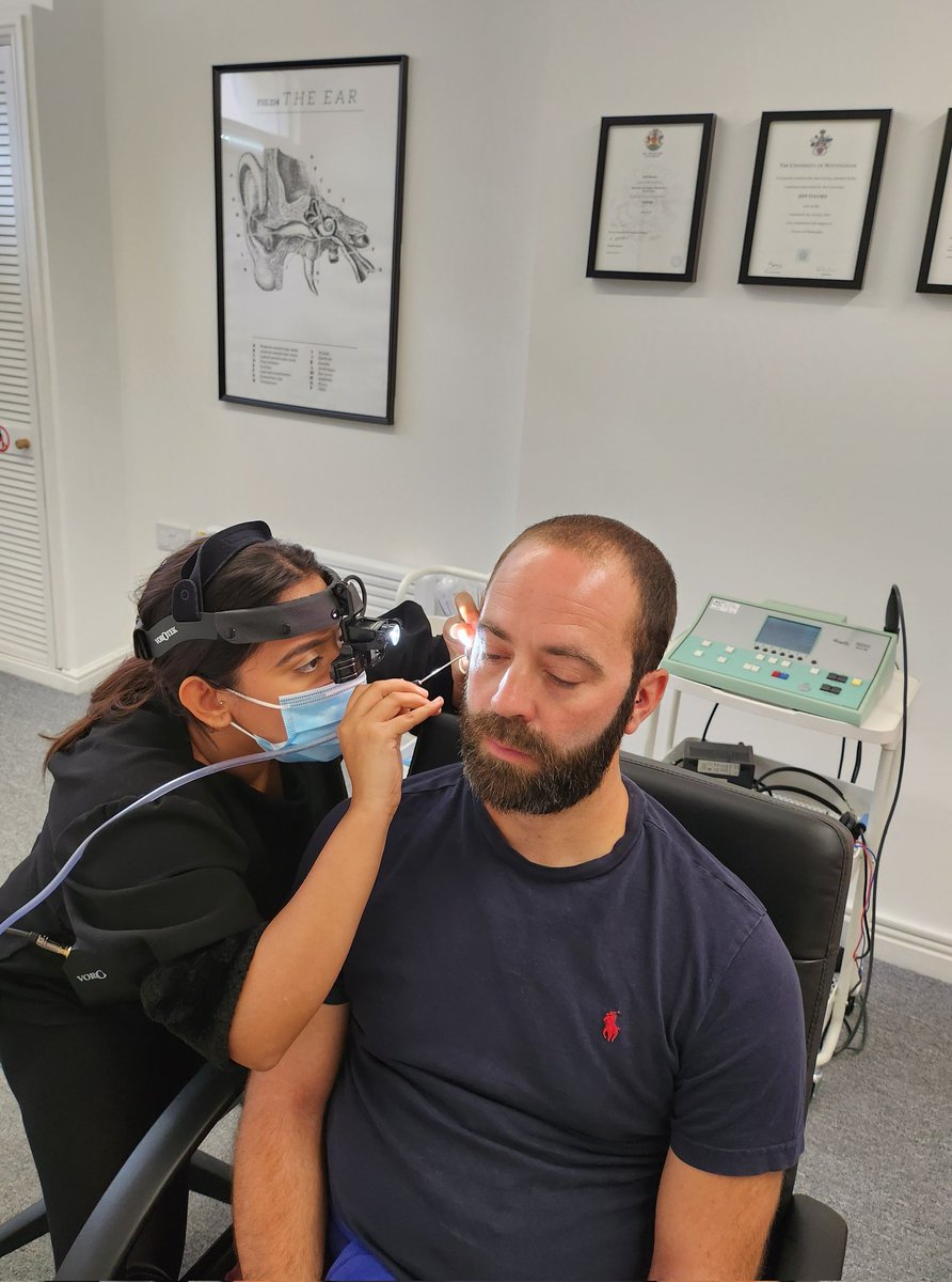 A successful few days spent training recent #DMUAudiology graduate Zahra in #earwax removal.  Want friendly expert-led 1 to 1 microsuction training? Visit earcarespecialists.co.uk for details. #training #audiology #microsuction #earcarespecialists