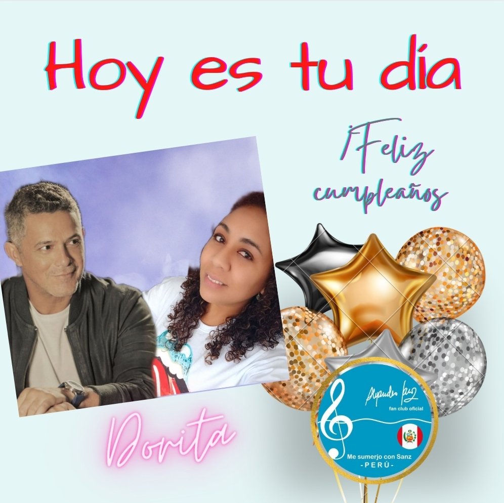 mesumerjo_peru's tweet photo. Hoy está dando una vuelta al sol nuestra querida amiga @MilagrosCastiSe 🎉🎂🥳 que tengas un maravilloso día 🤗
@AlejandroSanz únete a la celebración 🙏 déjale un saludito Dorita la harías muy feliz 😉😊
#alejandrosanz #fams #FelizCumpleanos #Sumerjidos  #mesumerjoperu https://t.co/Xn7B8jYNhB