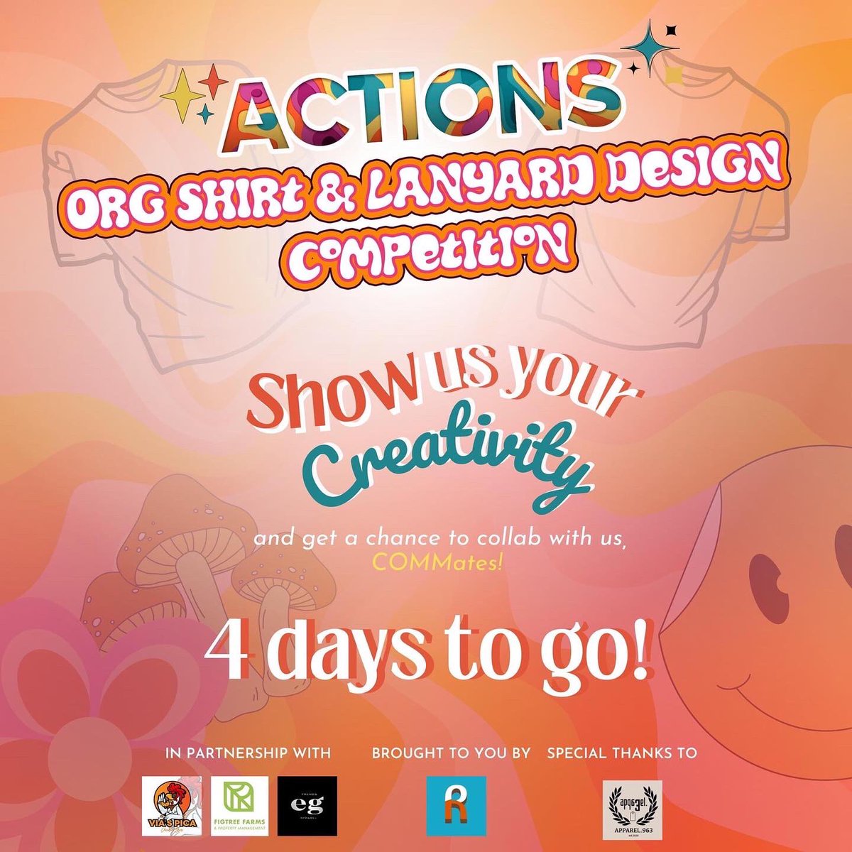 UE_Actions's tweet photo. COMMates, you have 4 days left to show your creativity to the COMMunity! Tara na! 

Join our first department-wide competition this academic year, and get a chance to win these prizes! https://t.co/0OivpSUTgK