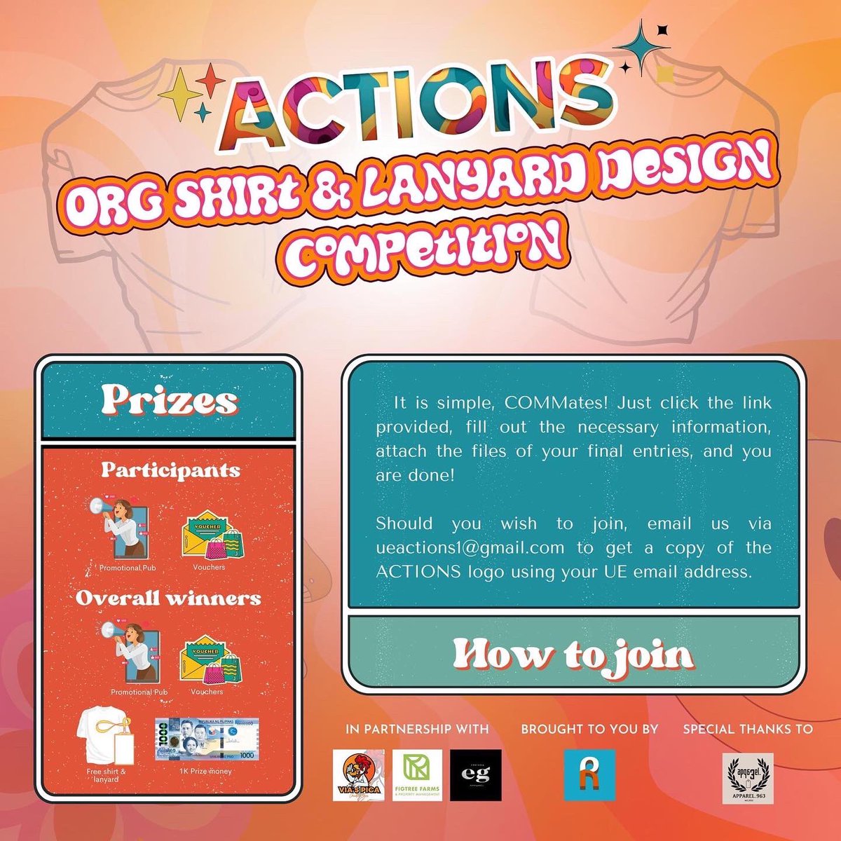 UE_Actions's tweet photo. COMMates, you have 4 days left to show your creativity to the COMMunity! Tara na! 

Join our first department-wide competition this academic year, and get a chance to win these prizes! https://t.co/0OivpSUTgK