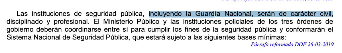 intersectaorg's tweet photo. Muchas organizaciones y medios han documentado cómo la Guardia Nacional se ha militarizado, a pesar de que el artículo 21 de la Constitución claramente dice que debe ser “civil”. ¿Qué cambiaría si el Senado aprueba lo ya aprobado por Diputados? #GuardiaMilitarNO https://t.co/eqi37a9qPV