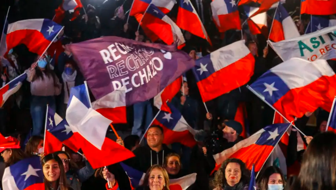 CDSustentable's tweet photo. RECHAZO ARRASA EN PLEBISCITO Y ASESTA DURO GOLPE A GOBIERNO DE BORIC, Rechazo se impuso con más del 61% de las preferencias. https://t.co/fX1RS0GTmB
#ChileDesarrolloSustentable
#DesarrolloSostenible
#Sostenibilidad
#CDSustentable https://t.co/2gIhk16atf