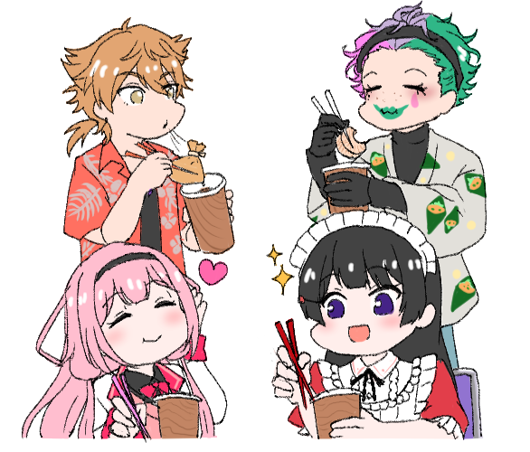 鷹宮リオン 「力ちゃんの天然勘違いシーン集第二弾ができたので使用したアイキャッチイラストを放り」|田村麻呂/武部漬けのイラスト