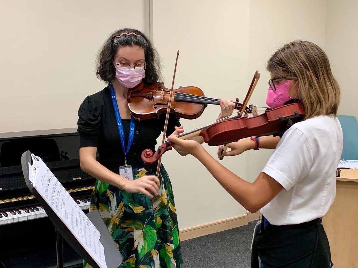 BCAbuDhabi's tweet photo. Our Instrumental Music lessons are in full swing, and the sound of music is filling the College!
If you are interested in signing up for lessons in Strings, Drums, Voice, Woodwind, Piano or Cello please email Mrs Boneva on pnoneva@brightoncollege.ae
#BCADMusic https://t.co/gB06O1tYEs
